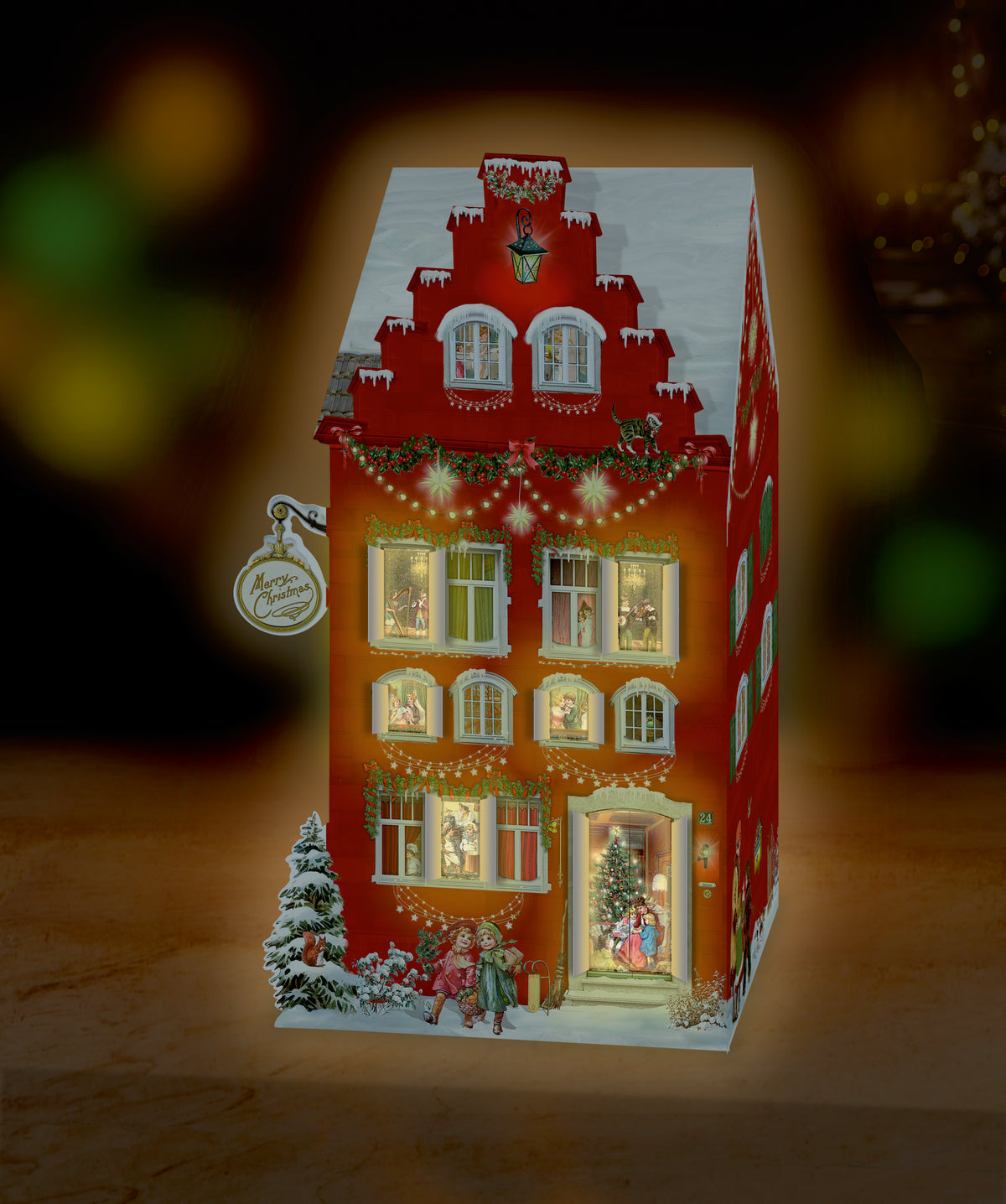 Calendrier de l'Avent Maison lumineuse