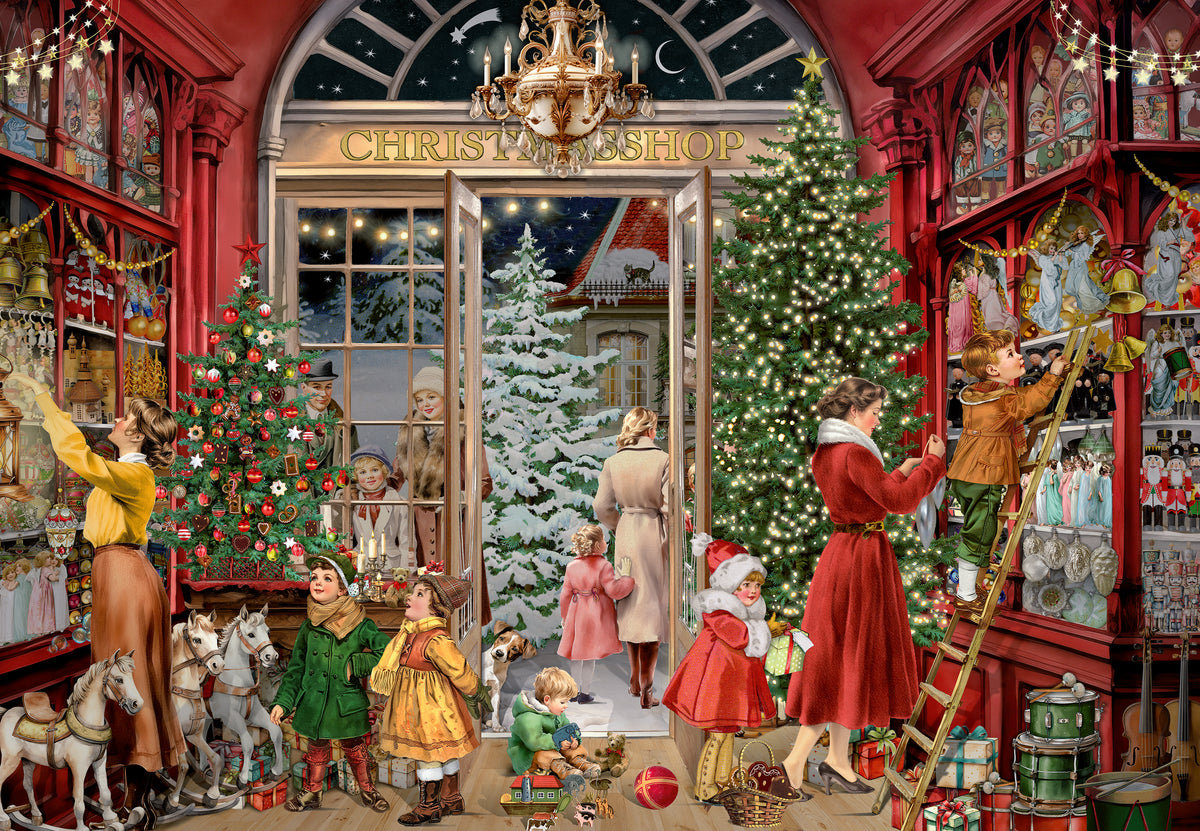 Calendrier de l'Avent Puzzle La Boutique de Noel