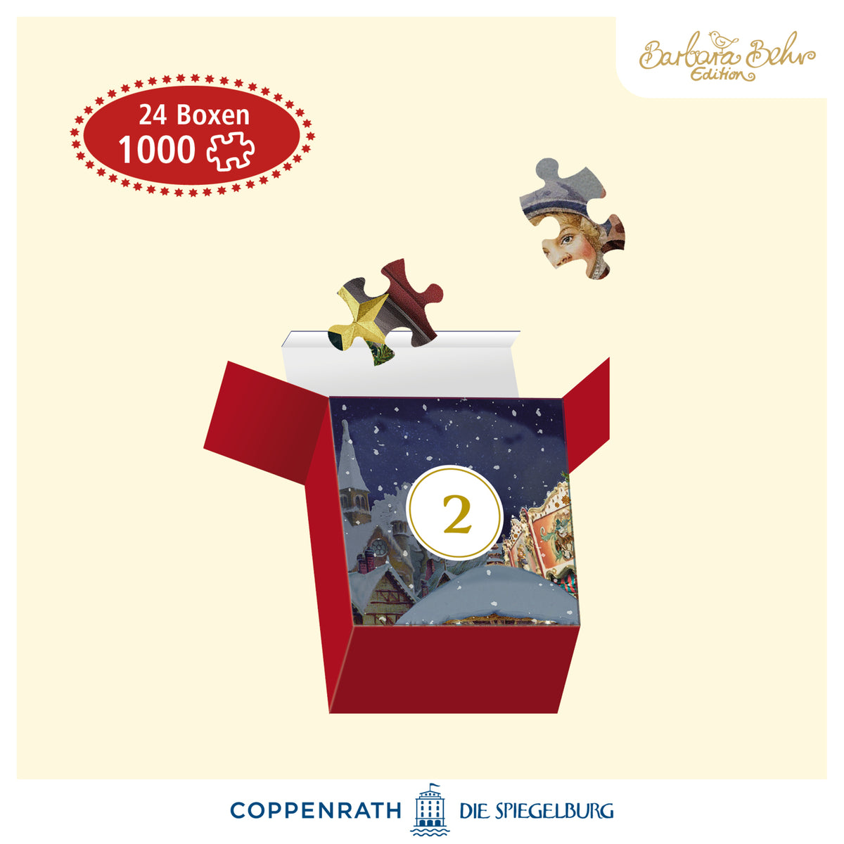 Calendrier de l'Avent Puzzle La Boutique de Noel