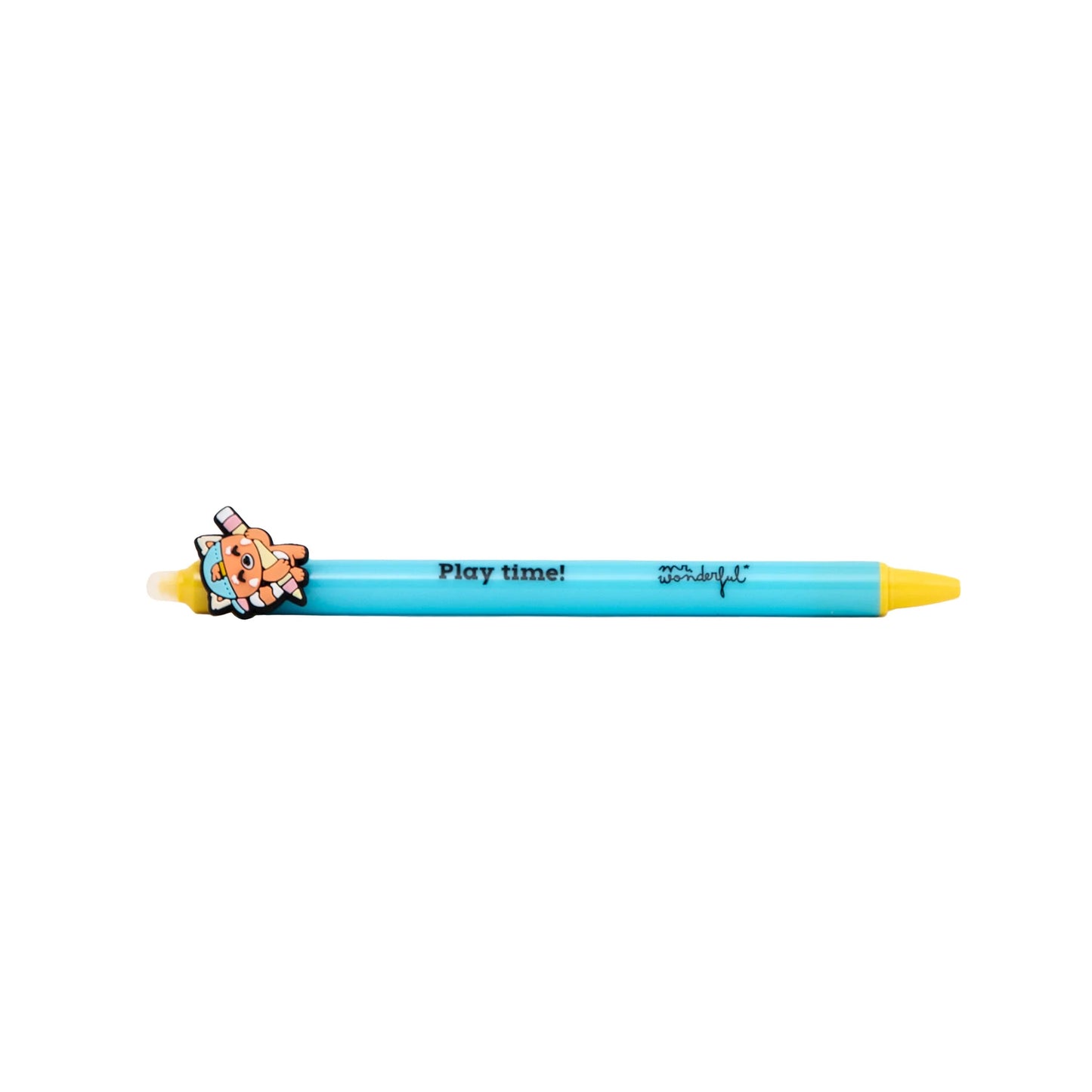 Stylo effaçable avec charm Panda roux