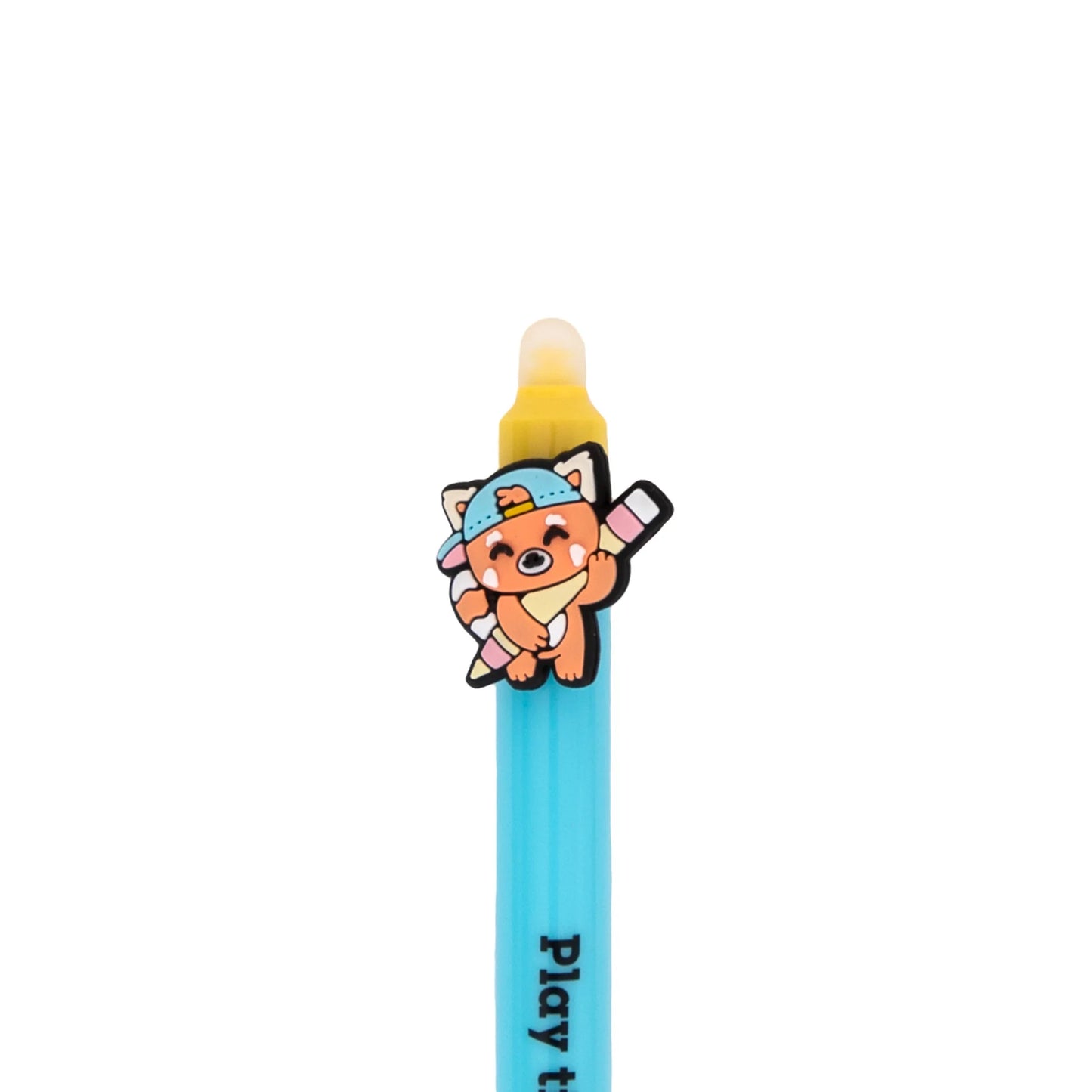 Stylo effaçable avec charm Panda roux