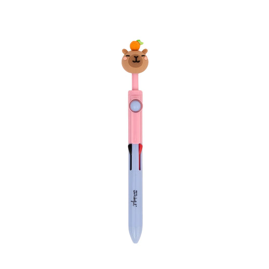 Stylo multicolore rotatif – Capybara