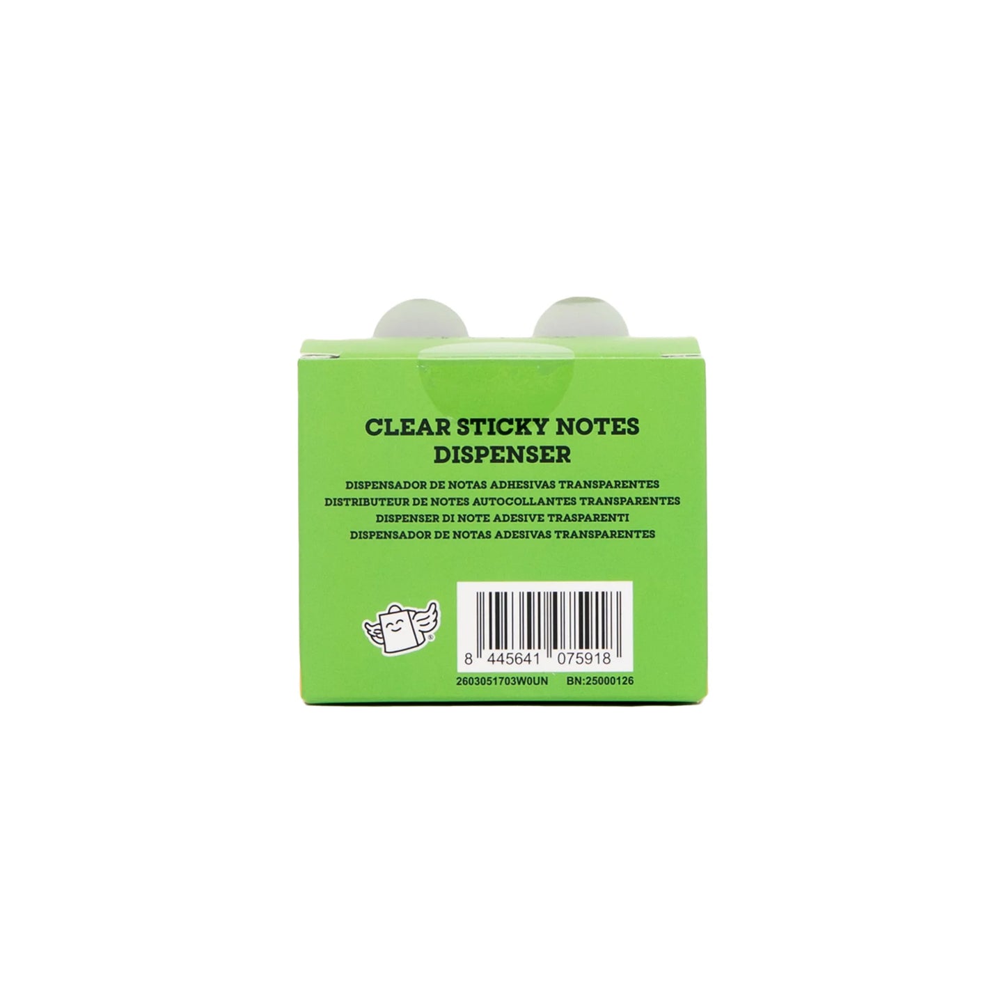 Distributeur de notes autocollantes transparentes – Crocodile