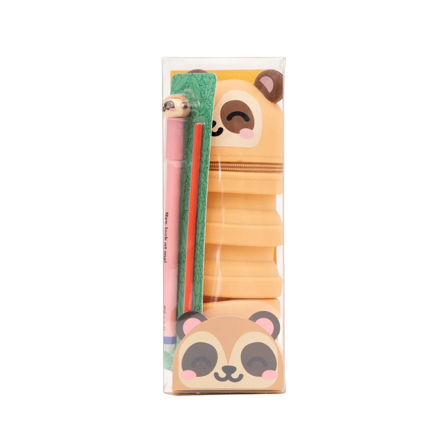 Trousse extensible en silicone + stylo effaçable Bo-Bo + recharge d'encre - Suricate