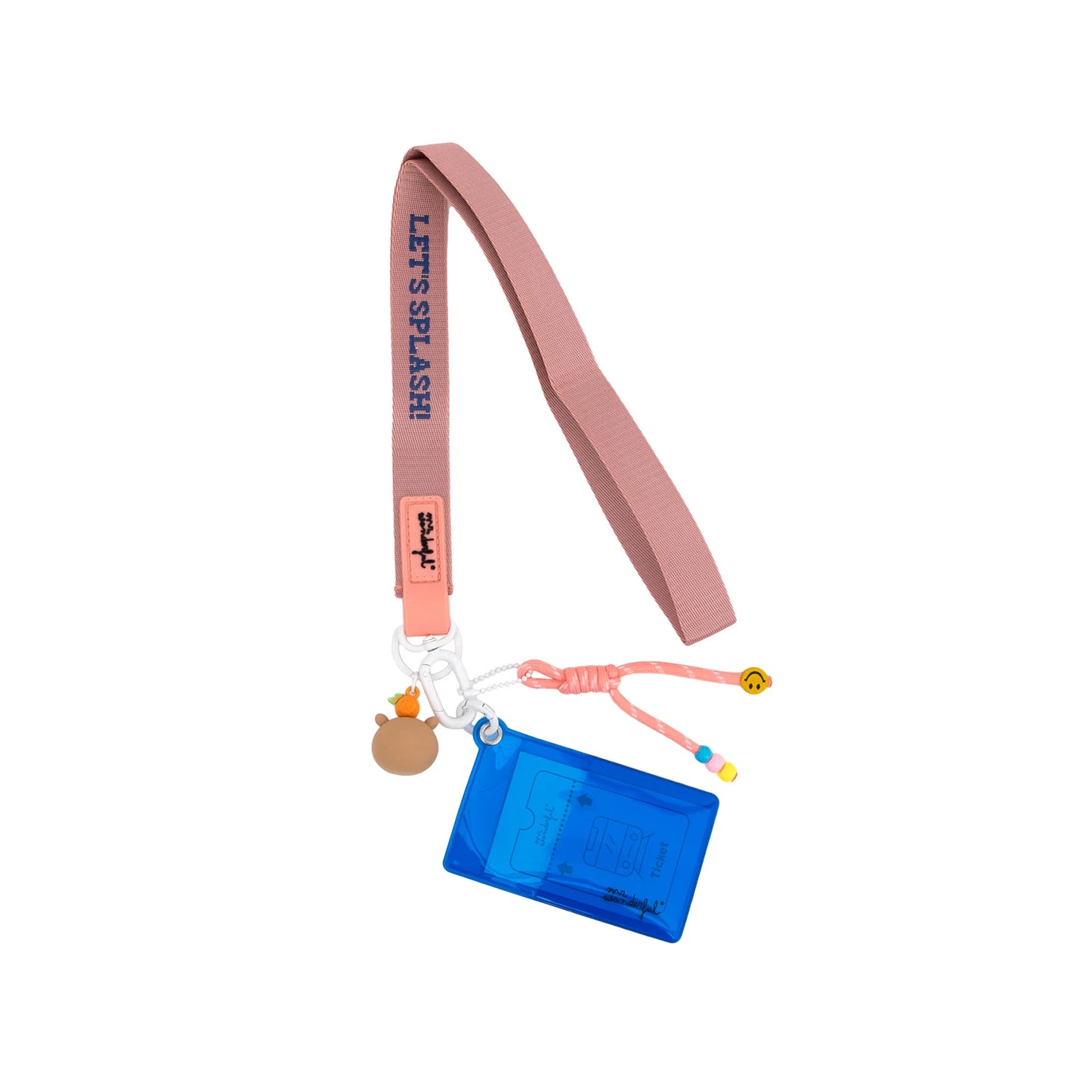 Bandoulière avec porte-cartes - Capybara