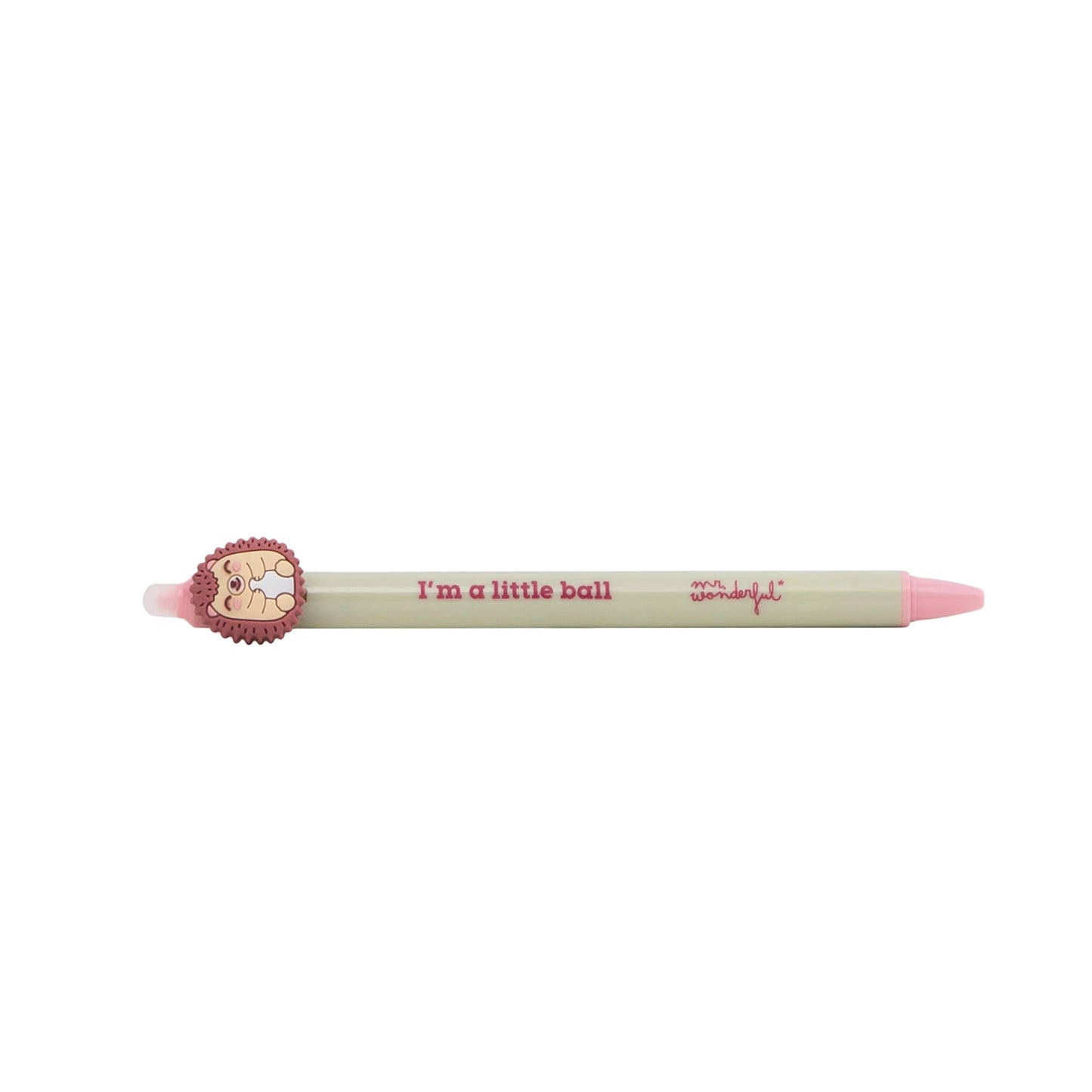 Stylo effaçable avec charm Hérisson