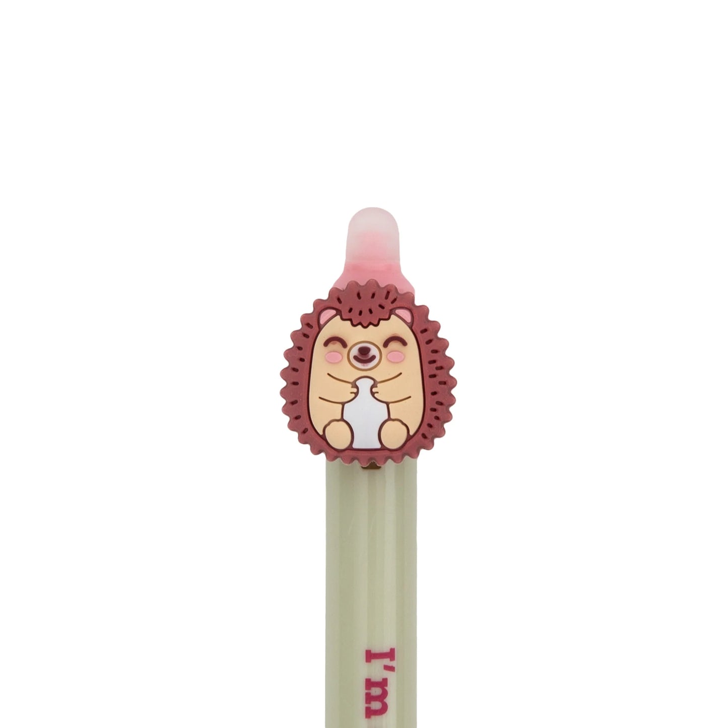 Stylo effaçable avec charm Hérisson