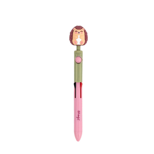 Stylo Twist 4 couleurs – Hérisson