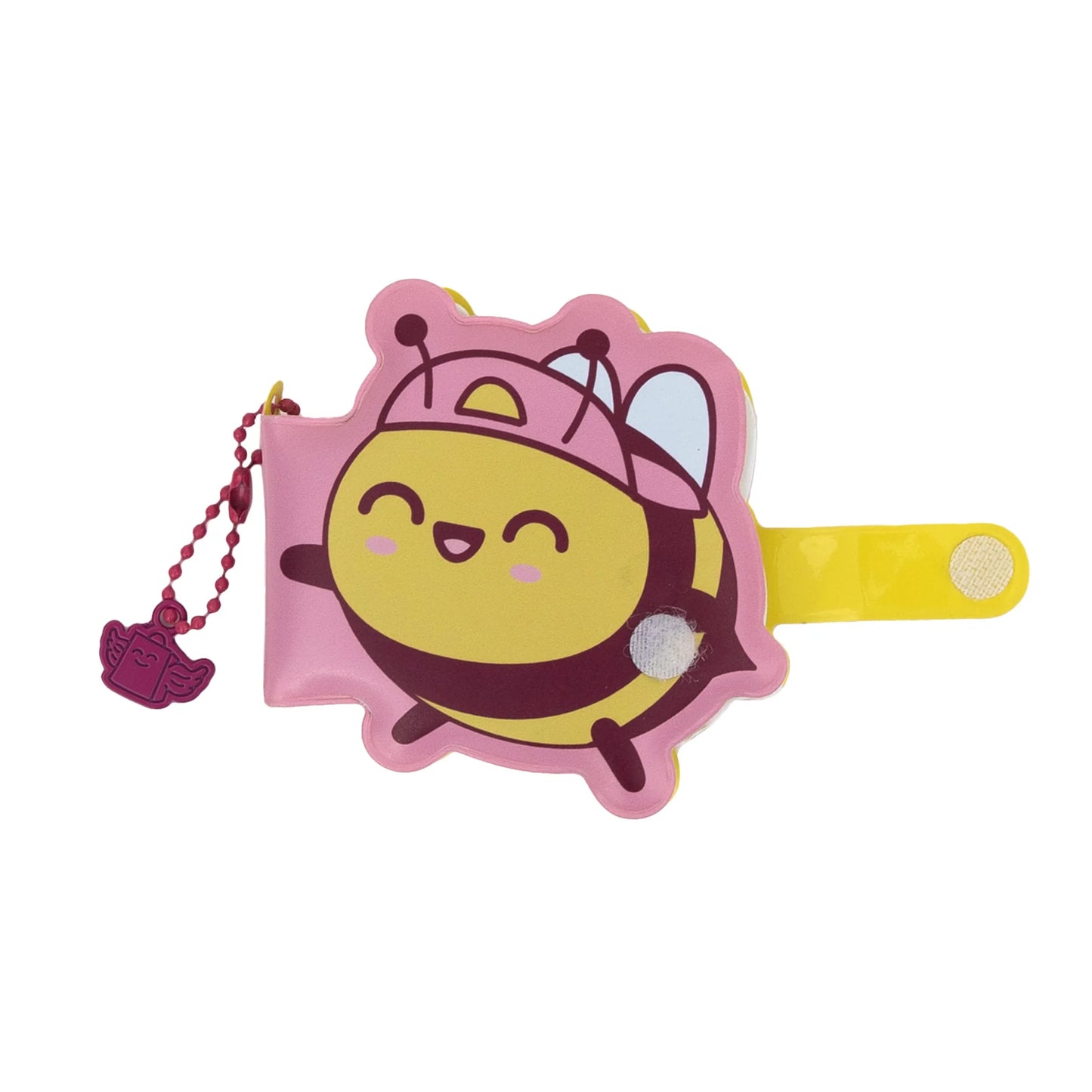 Porte-clés avec mini carnet squishy - Abeille