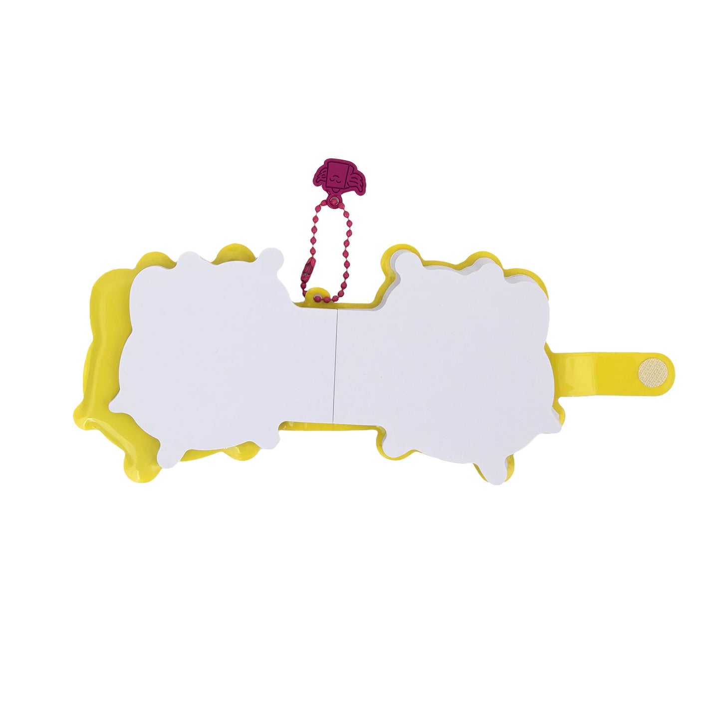 Porte-clés avec mini carnet squishy - Abeille