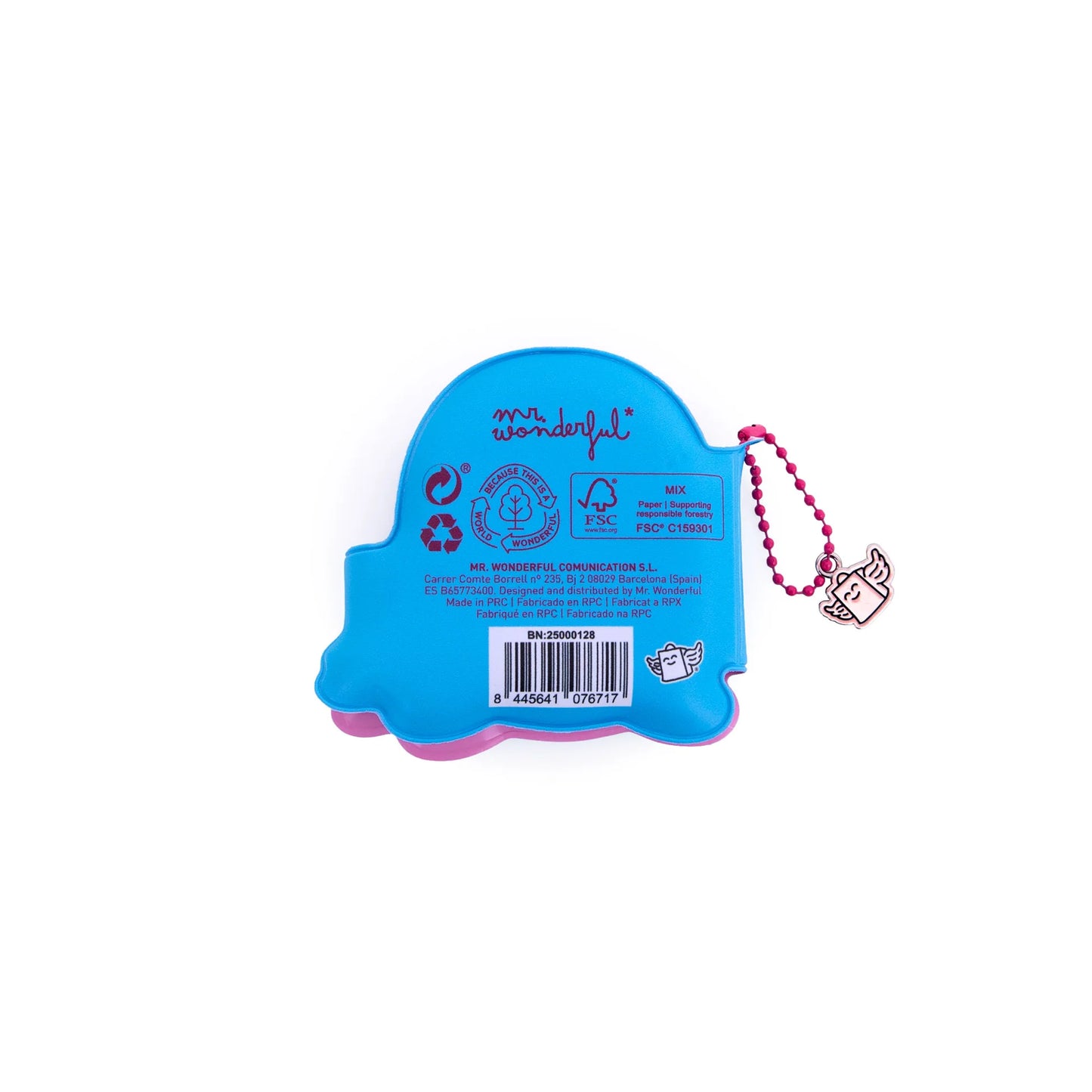 Porte-clés avec mini carnet squishy - Morse