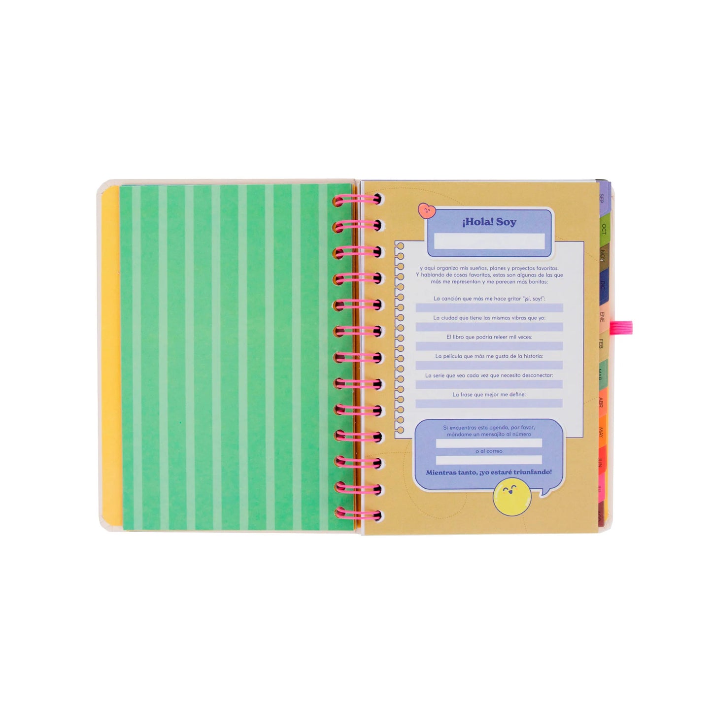 Set agenda Mr. Wonderful 2026-2027 + 3 stylos effaçables Bo-Bo Edition Exclusive
