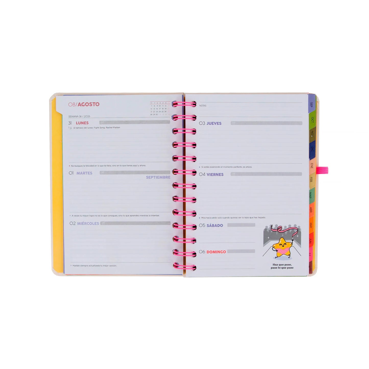 Set agenda Mr. Wonderful 2026-2027 + 3 stylos effaçables Bo-Bo Edition Exclusive