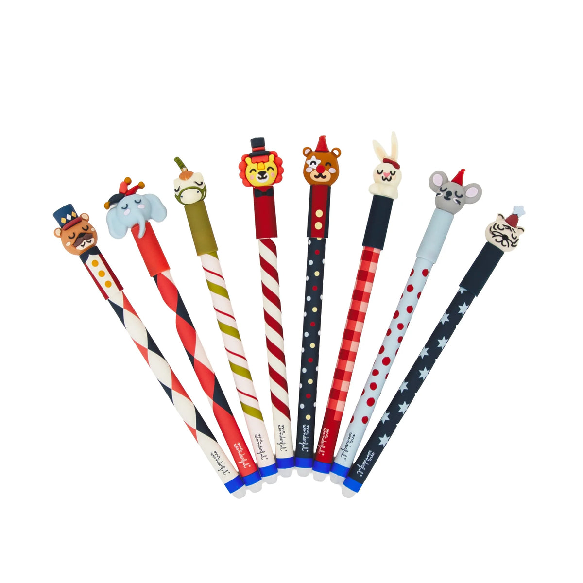 Set de 8 stylos effaçables Bo-Bo - It's Show Time