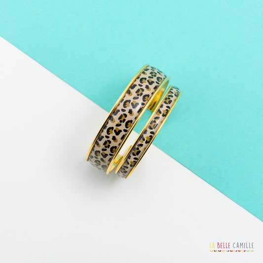 Bracelet Jonc "Leopard" - Divers largeurs