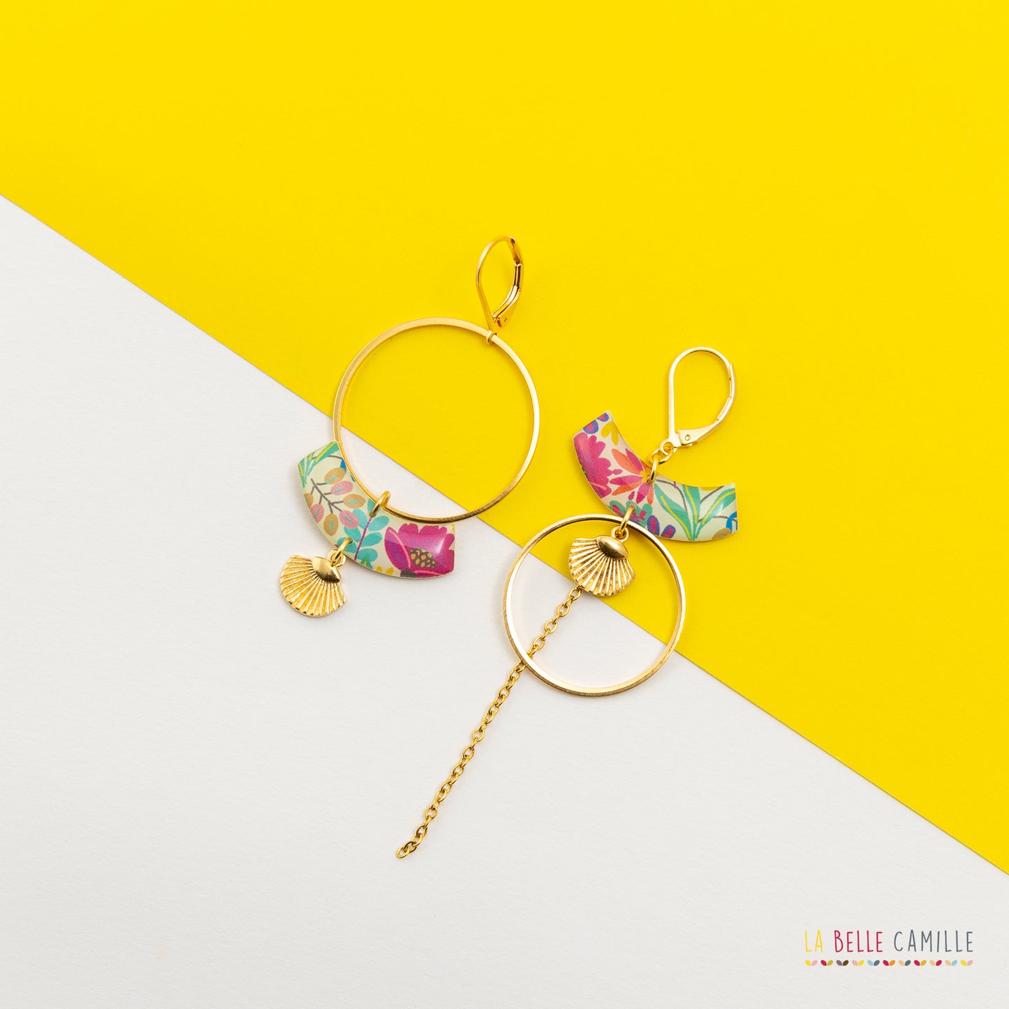 Boucles d'oreilles Greta "Folk"