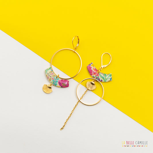 Boucles d'oreilles Greta "Folk"