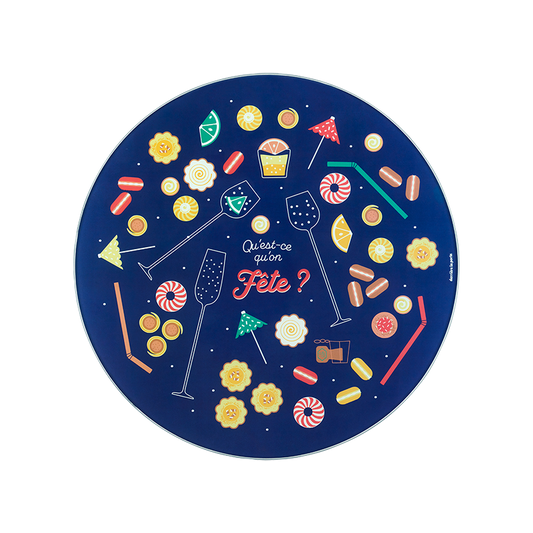 Plat à tarte (+pelle) Qu'est ce qu'on fête ?