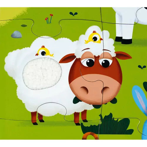 Puzzle Tactile de la Ferme 20 pièces