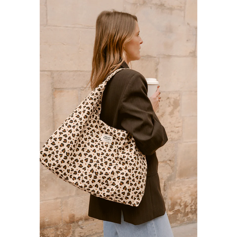 Sac ALMA Léopard Coeur - Amour Toujours