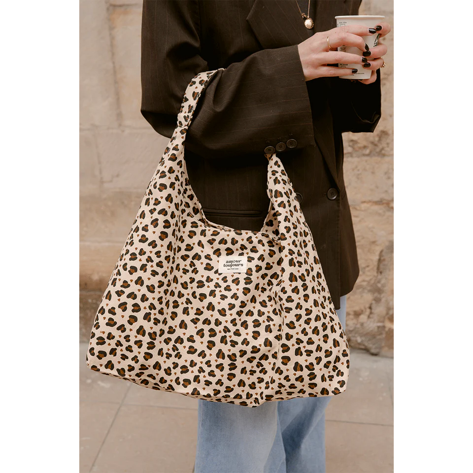 Sac ALMA Léopard Coeur - Amour Toujours