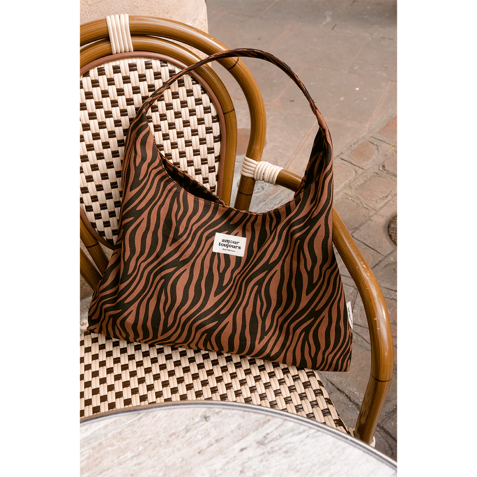 Sac ALMA Zèbre Marron - Amour Toujours